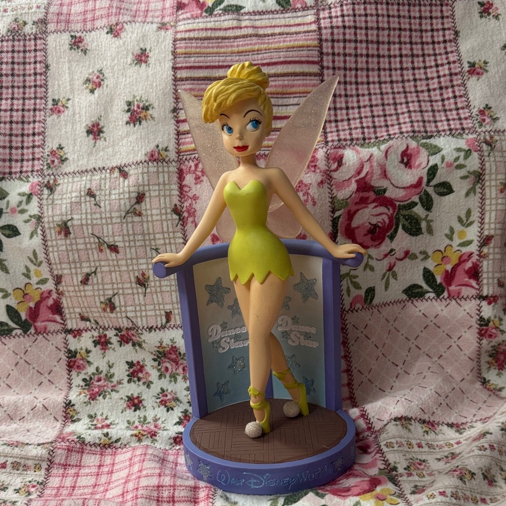 Disney Tinker Bell Figure - Green and Yellow